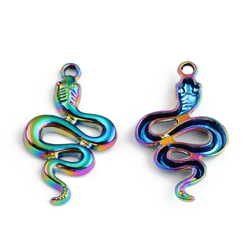 2PCS Rainbow Multicolor Zinc Based Alloy Pendant Long Tailed Snake DIY Alloy Jewelry Making Accessories For Necklace Earring
2PCS Rainbow Multicolor Zinc Based Alloy Pendant Long Tailed Snake DIY Alloy Jewelry Making Accessories For Necklace Earring