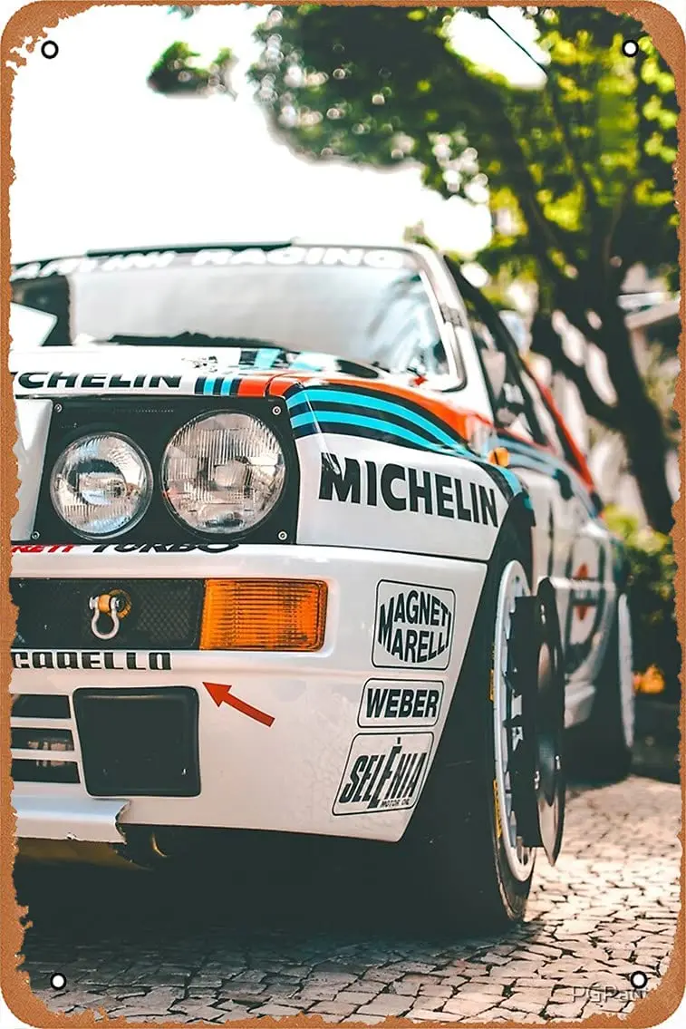 Lancia Delta HF Integrale Martini Racing Poster Metal Tin Sign 8" x 12" Vintage Retro Man Cave Wall Decor
Lancia Delta HF Integrale Martini Racing Poster Metal Tin Sign 8" x 12" Vintage Retro Man Cave Wall Decor