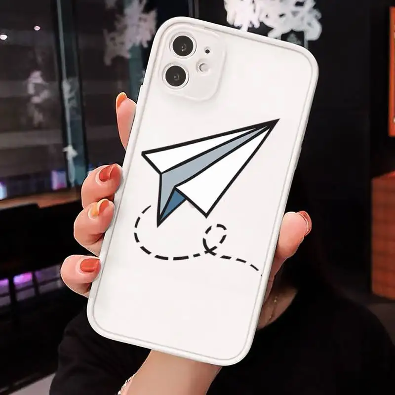 paper airplane Childhood flying cute Phone Cases matte transparent For white iPhone 7 8 x xs xr 11 12 pro plus max mini
paper airplane Childhood flying cute Phone Cases matte transparent For white iPhone 7 8 x xs xr 11 12 pro plus max mini