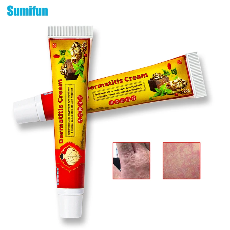 

Sumifun 1 шт. крем для псориаза кожи анти-зуд Антибактериальная мазь дерматит экзема лечение зуд из трав, медицинская пластинка