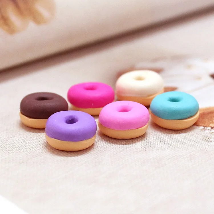20pcs Clay Craft Flatback Donuts Phone Shell Diy Soft Scrapbooking Parts Simulation Food Play Cabochon For Embellishments
20pcs Clay Craft Flatback Donuts Phone Shell Diy Soft Scrapbooking Parts Simulation Food Play Cabochon For Embellishments