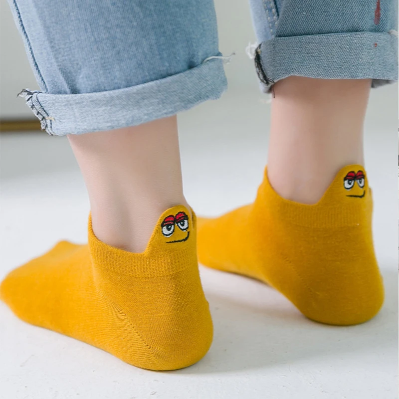 Fashion Socks Women's New Style 4-Pack of Women's Pure Cotton Candy-Colored Cartoon Short Socks Heart Casual Animal Funny Socks
Fashion Socks Women's New Style 4-Pack of Women's Pure Cotton Candy-Colored Cartoon Short Socks Heart Casual Animal Funny Socks