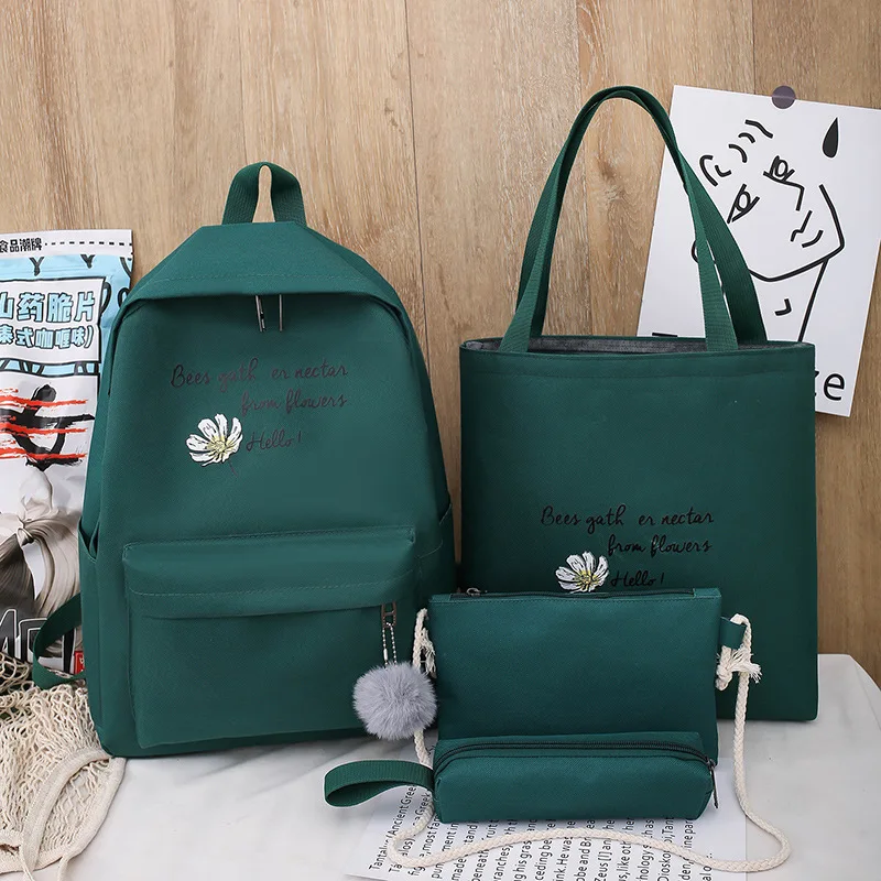 Backpack Korean women's new small fresh backpack high school junior high school students campus canvas bag
Backpack Korean women's new small fresh backpack high school junior high school students campus canvas bag
