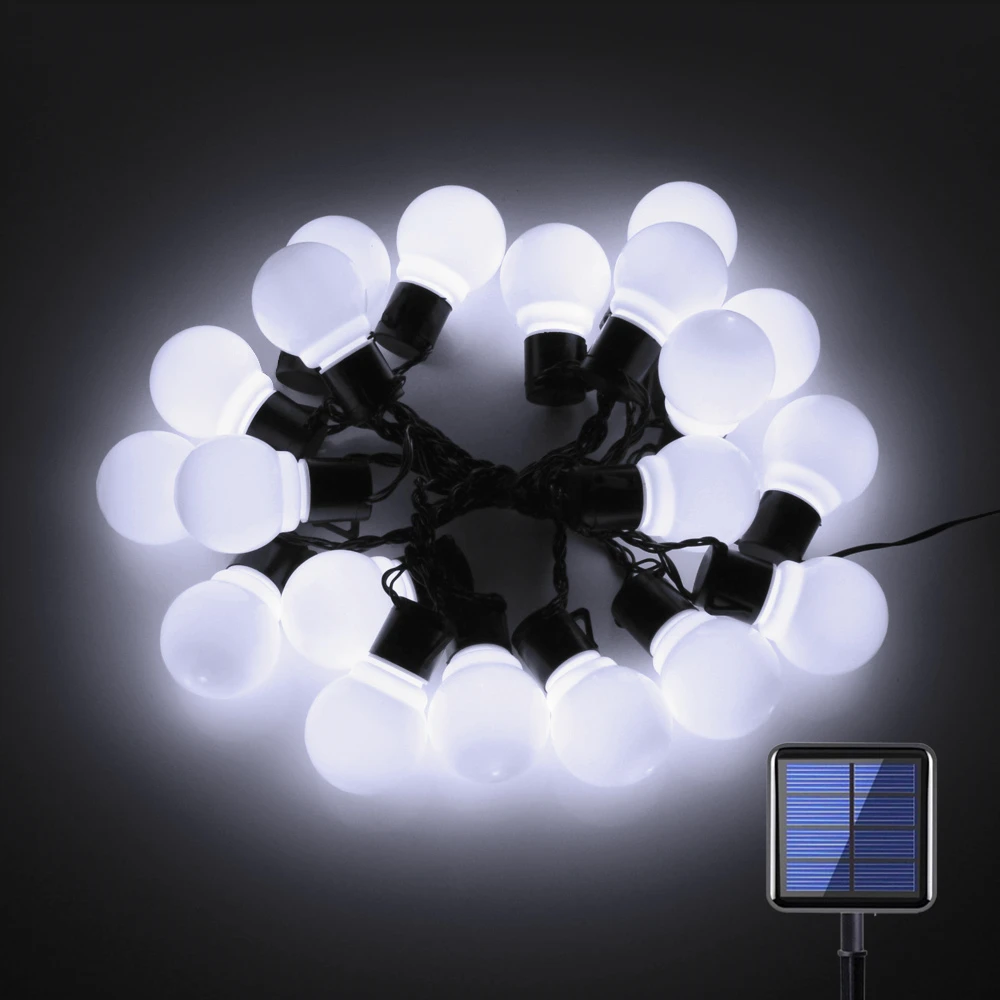 9M 30 Bulbs Solar Power LED Decorative Light String Globe Bulbs Fairy Lights Garland Garden Outdoor Decoration Lamp Christmas 
9M 30 Bulbs Solar Power LED Decorative Light String Globe Bulbs Fairy Lights Garland Garden Outdoor Decoration Lamp Christmas