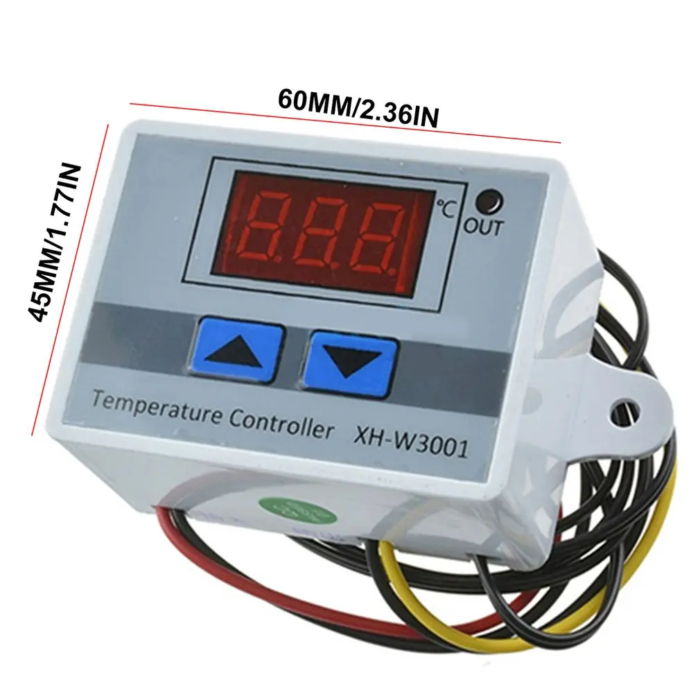 FAST SHIPPING Xh-W3001 Digital Thermostat Temperature Switch Microcomputer Temperature Controller Temperature Control Switch 
FAST SHIPPING Xh-W3001 Digital Thermostat Temperature Switch Microcomputer Temperature Controller Temperature Control Switch