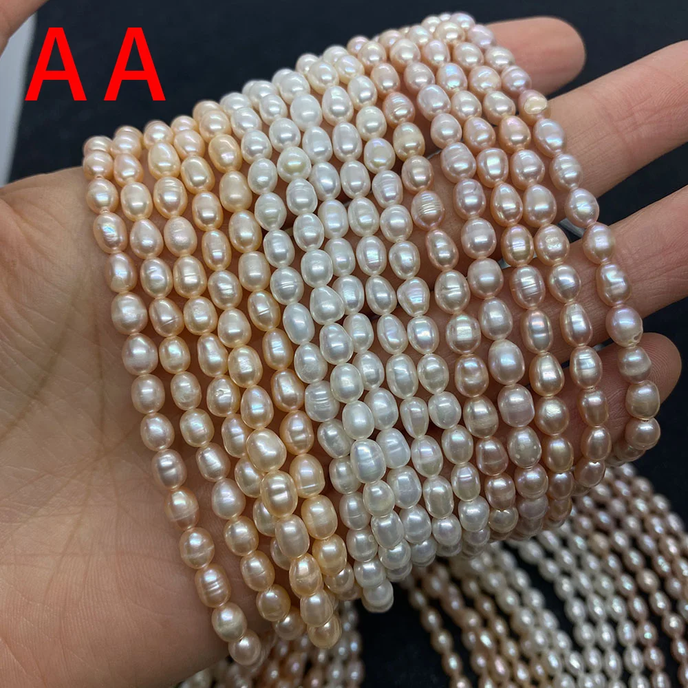 AA Natural Freshwater Pearls Beads High Quality 37 cm Punch Loose Beads for Jewelry Making DIY Women Necklace Bracelet 4-9 mm
AA Natural Freshwater Pearls Beads High Quality 37 cm Punch Loose Beads for Jewelry Making DIY Women Necklace Bracelet 4-9 mm