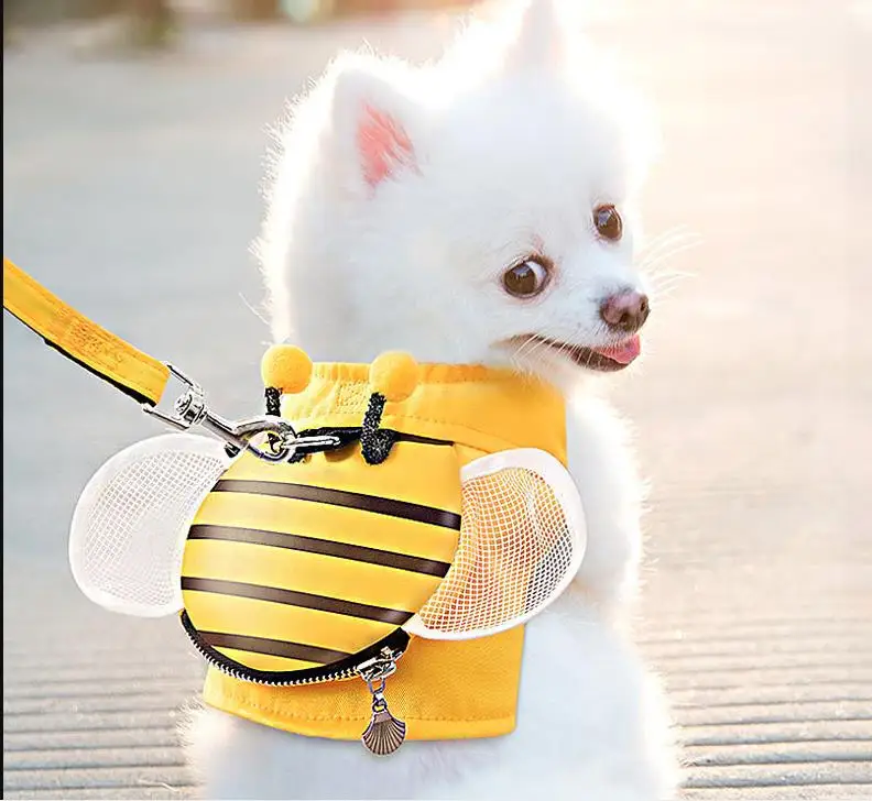 Cat and Small Dog Harness and Leash Set Pet Cat bee vest-style Harness Leash For Small Puppy Dogs Chihuahua Yorkies Pug
Cat and Small Dog Harness and Leash Set Pet Cat bee vest-style Harness Leash For Small Puppy Dogs Chihuahua Yorkies Pug