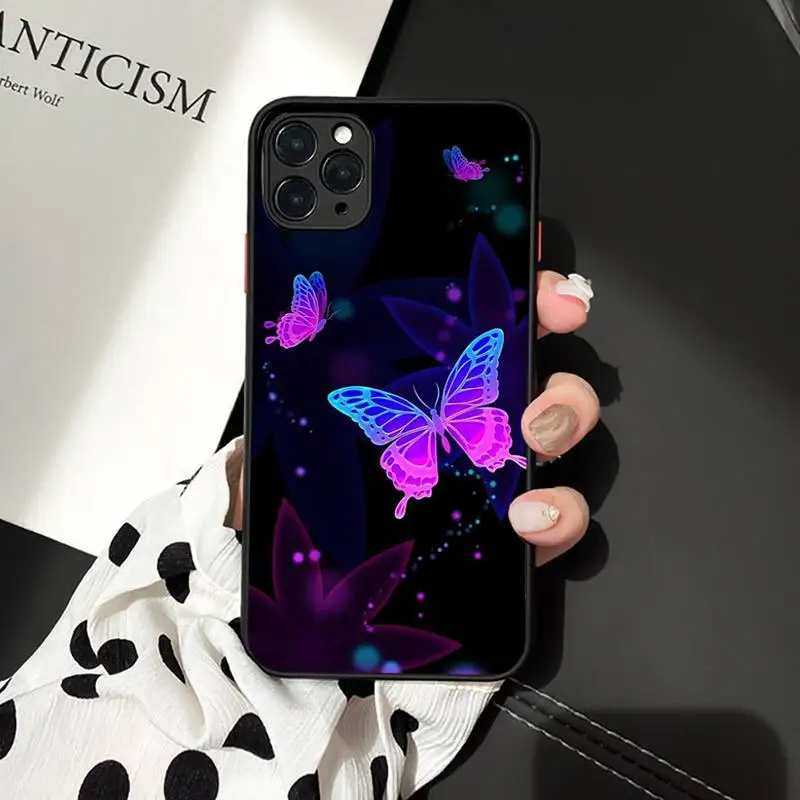 Color butterfly bling Phone Case matte transparent For iphone 7 8 11 12 plus mini x xs xr pro max cover
Color butterfly bling Phone Case matte transparent For iphone 7 8 11 12 plus mini x xs xr pro max cover