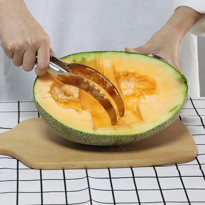 Stainless Steel Watermelon Slice Artifact Multifunctional Fruit Slicer Hami Melon Slicer Fruit Knife
Stainless Steel Watermelon Slice Artifact Multifunctional Fruit Slicer Hami Melon Slicer Fruit Knife