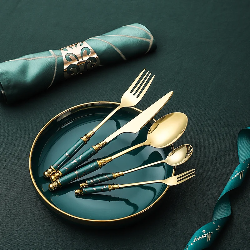 Stainless Steel Luxury Tableware Modern Dinner Sets Dishes Simple Tableware Knife And Fork Set Geschirr Dining Table Decor BK50C
Stainless Steel Luxury Tableware Modern Dinner Sets Dishes Simple Tableware Knife And Fork Set Geschirr Dining Table Decor BK50C