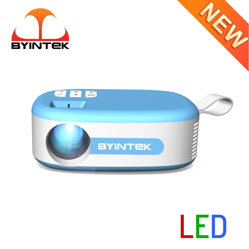 

BYINTEK C520 Мини светодиодный карманный портативный ЖК-видео мультимедийный HD 1080P проектор домашнего кинотеатра для 4K кинотеатра