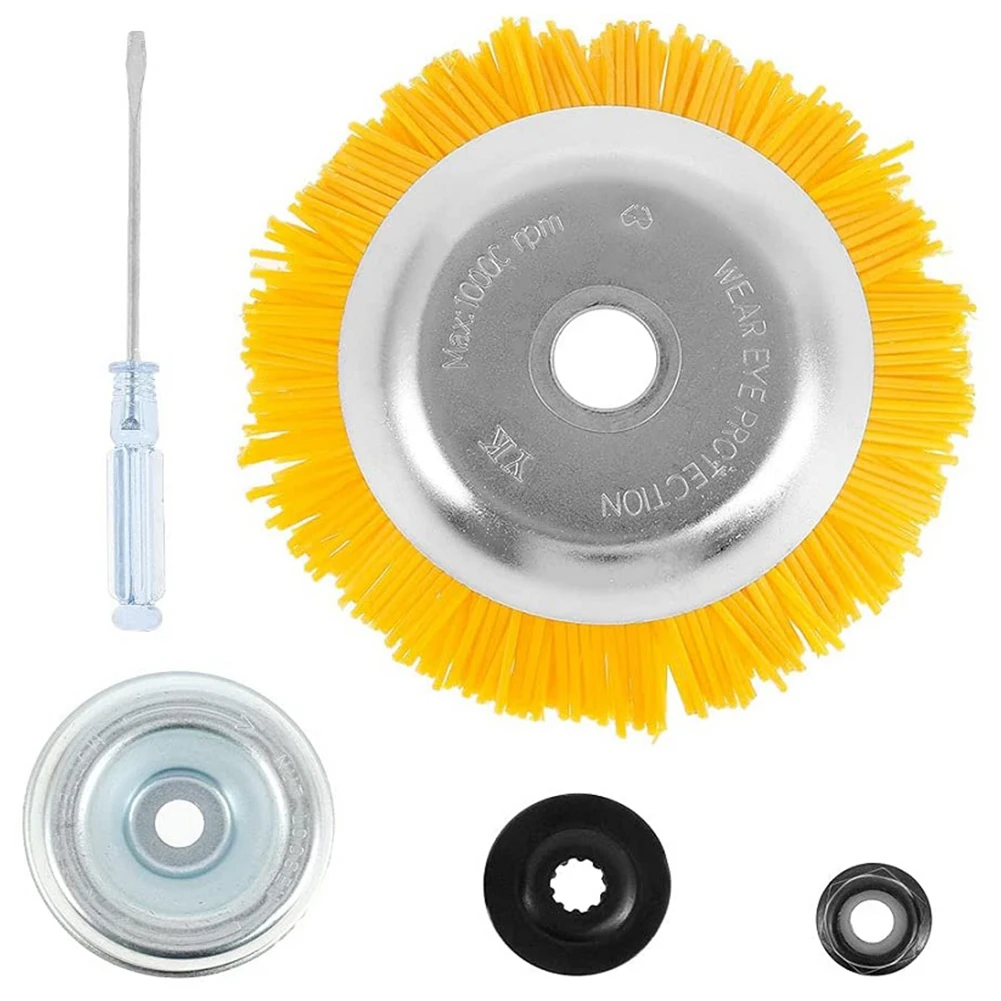 200mm Nylon Steel Weeding Brush Cutter Grass Trimmer Head Brush for Lawn Mower Straw Rope Trimming Home Garden Cutting Tools
200mm Nylon Steel Weeding Brush Cutter Grass Trimmer Head Brush for Lawn Mower Straw Rope Trimming Home Garden Cutting Tools