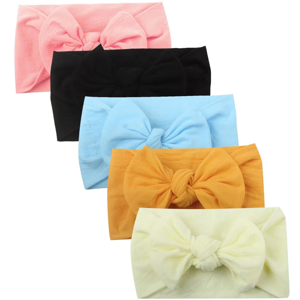 5PCS Bow Headbands For Baby Girls Toddler Turban Solid Headband Hair Band BowAccessories Headwear Bow Knot Hair Bands
5PCS Bow Headbands For Baby Girls Toddler Turban Solid Headband Hair Band BowAccessories Headwear Bow Knot Hair Bands