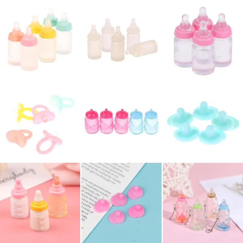 Multiple styles 1:12 Dollhouse Resin Simulation Milk Bottle Miniature Baby Bottle Cute Transparent Bottle Nipple Model Toys 
Multiple styles 1:12 Dollhouse Resin Simulation Milk Bottle Miniature Baby Bottle Cute Transparent Bottle Nipple Model Toys