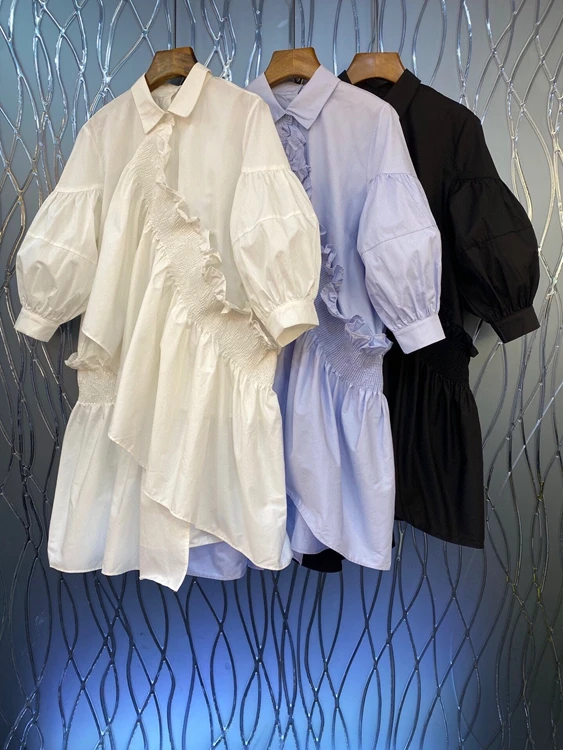 Женское свободное платье с отложным воротником, однотонное асимметричное платье с декоративными листьями лотоса, модель 2021, 725
Женское свободное платье с отложным воротником, однотонное асимметричное платье с декоративными листьями лотоса, модель 2021, 725