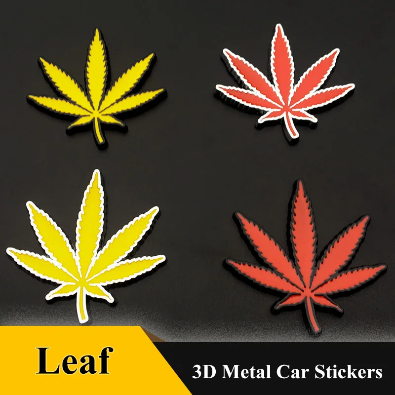 1pcs 3D metal Personality maple leaf car stickers Weed Leaf Vinyl Cut Car Sticker for TOYOTA Suzuki Mazda NISSAN car Accessories
1pcs 3D metal Personality maple leaf car stickers Weed Leaf Vinyl Cut Car Sticker for TOYOTA Suzuki Mazda NISSAN car Accessories