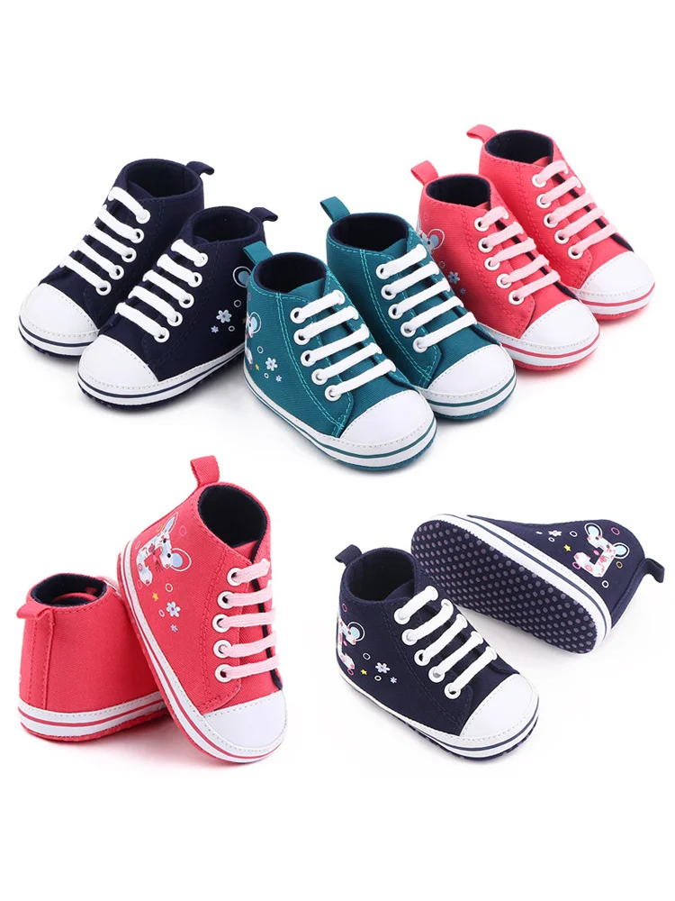 New Soft Canvas Baby Shoes Toddler First Walker Newborn Boy Girl Sneakers Sole Anti-slip Footwear Casual Sports Infant Shoes
New Soft Canvas Baby Shoes Toddler First Walker Newborn Boy Girl Sneakers Sole Anti-slip Footwear Casual Sports Infant Shoes