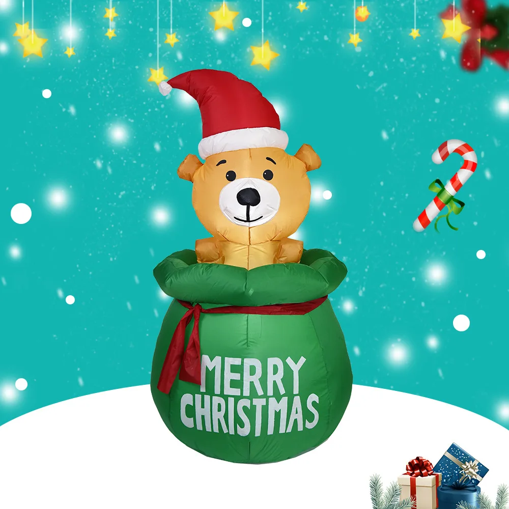 150cm Christmas Lighted Inflatable Gift Bag Puppy Model Yard Decoration for Navidad 2022 New Year Inflatable Blow up Ornaments
150cm Christmas Lighted Inflatable Gift Bag Puppy Model Yard Decoration for Navidad 2022 New Year Inflatable Blow up Ornaments