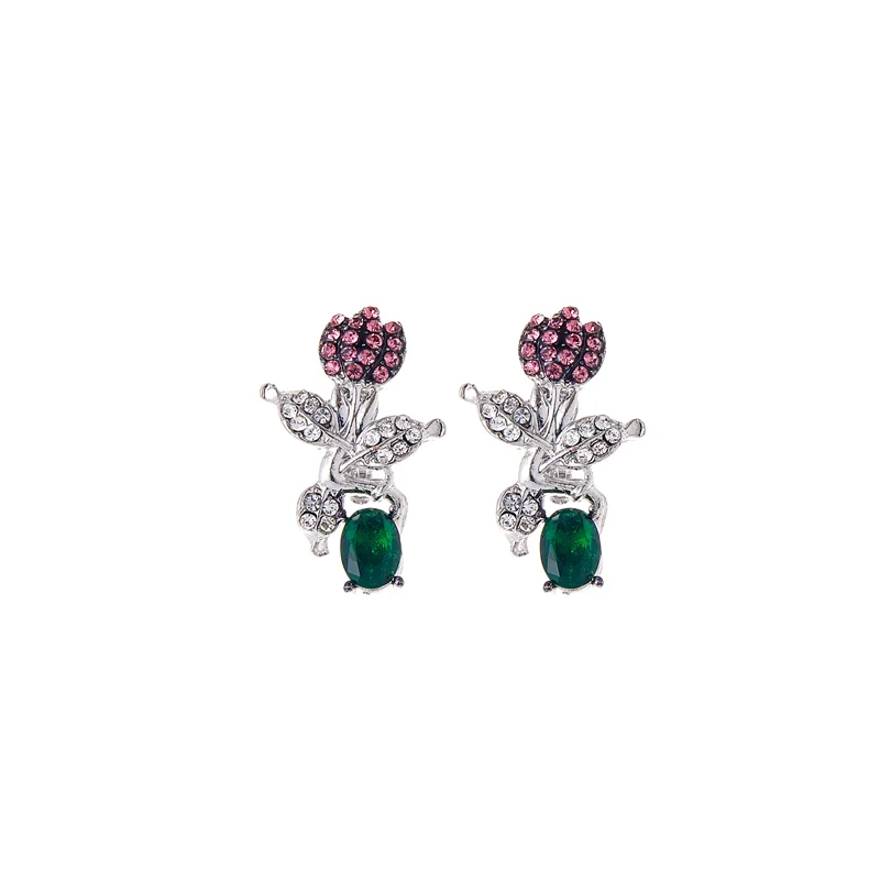 Fashion Trend Exquisite Luxury Geometric Flower Zircon Earrings Female Holiday Birthday Gift Jewelry Jewelry Wholesale
Fashion Trend Exquisite Luxury Geometric Flower Zircon Earrings Female Holiday Birthday Gift Jewelry Jewelry Wholesale