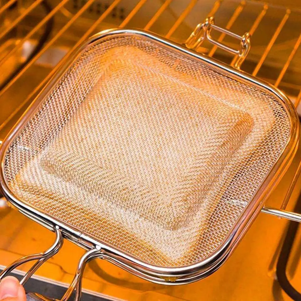 Sand wich Toast Clamp Stainless Steel Toast Bakery Toast Net Grilled Practical Clip Tool Kitchen Supply Bread Oven Baking H2Y6
Sand wich Toast Clamp Stainless Steel Toast Bakery Toast Net Grilled Practical Clip Tool Kitchen Supply Bread Oven Baking H2Y6