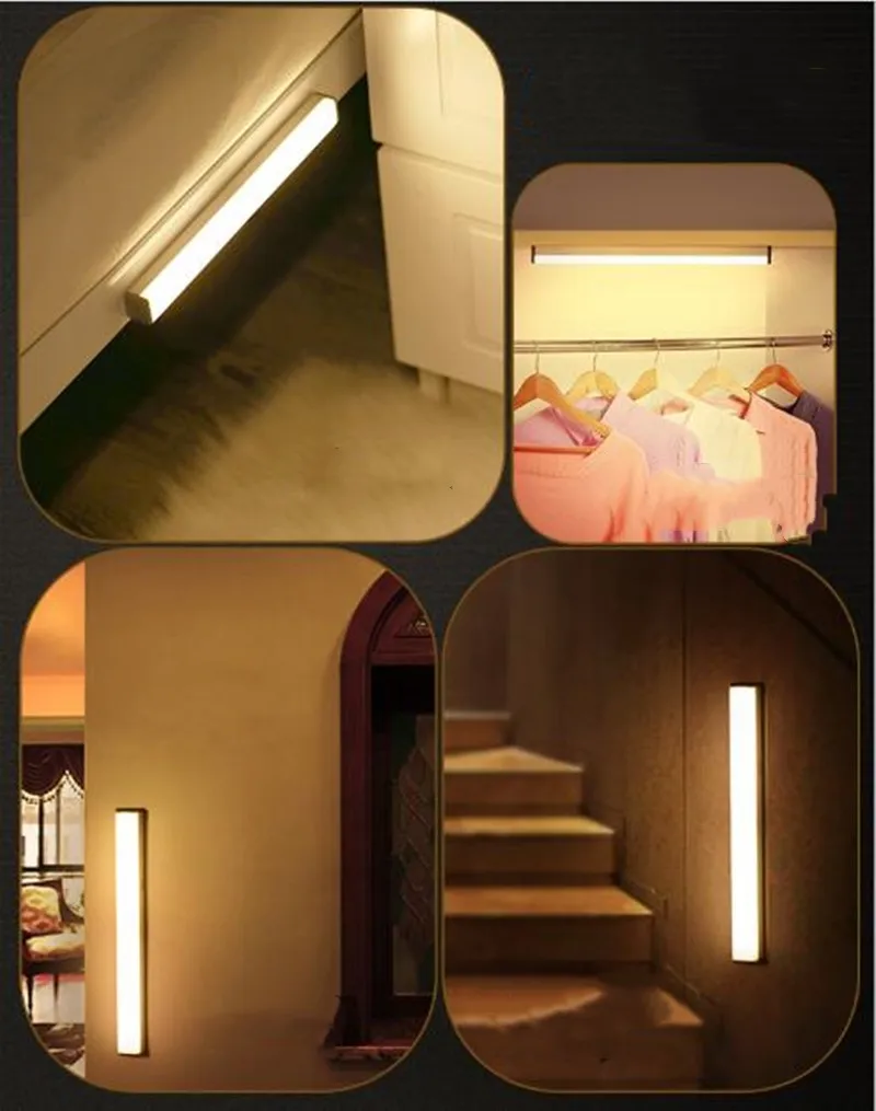 Светильник для шкафа, 6/10/14/20/36 светодиодов, с датчиком движения 
Светильник для шкафа, 6/10/14/20/36 светодиодов, с датчиком движения