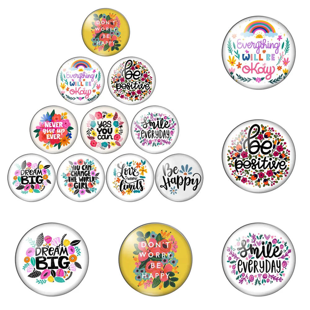 12pcs/lot New the Garland Language of Positive Energy 8mm-30mm Round Photo Glass Cabochon Demo Flat Back Making Findings
12pcs/lot New the Garland Language of Positive Energy 8mm-30mm Round Photo Glass Cabochon Demo Flat Back Making Findings