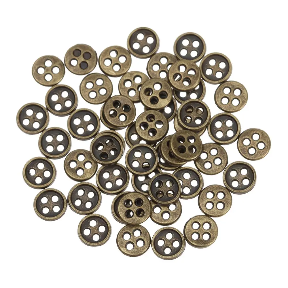 20Pcs/Set 6mm Mini Round Metal Buttons For DIY Doll Clothes Handmade Doll Miniature Buckles Doll Clothing Accessories
20Pcs/Set 6mm Mini Round Metal Buttons For DIY Doll Clothes Handmade Doll Miniature Buckles Doll Clothing Accessories