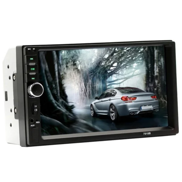 

7018B 7'' HD Large Screen Digital Navigator Car Bluetooth MP5 Player Reversing Audio Video Support Rear View Camera BT USB FM