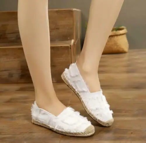Соломенная плоская холщовая пеньковая веревка для бороды для девочек, Лидер продаж, лоферы, женская обувь B4 
Соломенная плоская холщовая пеньковая веревка для бороды для девочек, Лидер продаж, лоферы, женская обувь B4