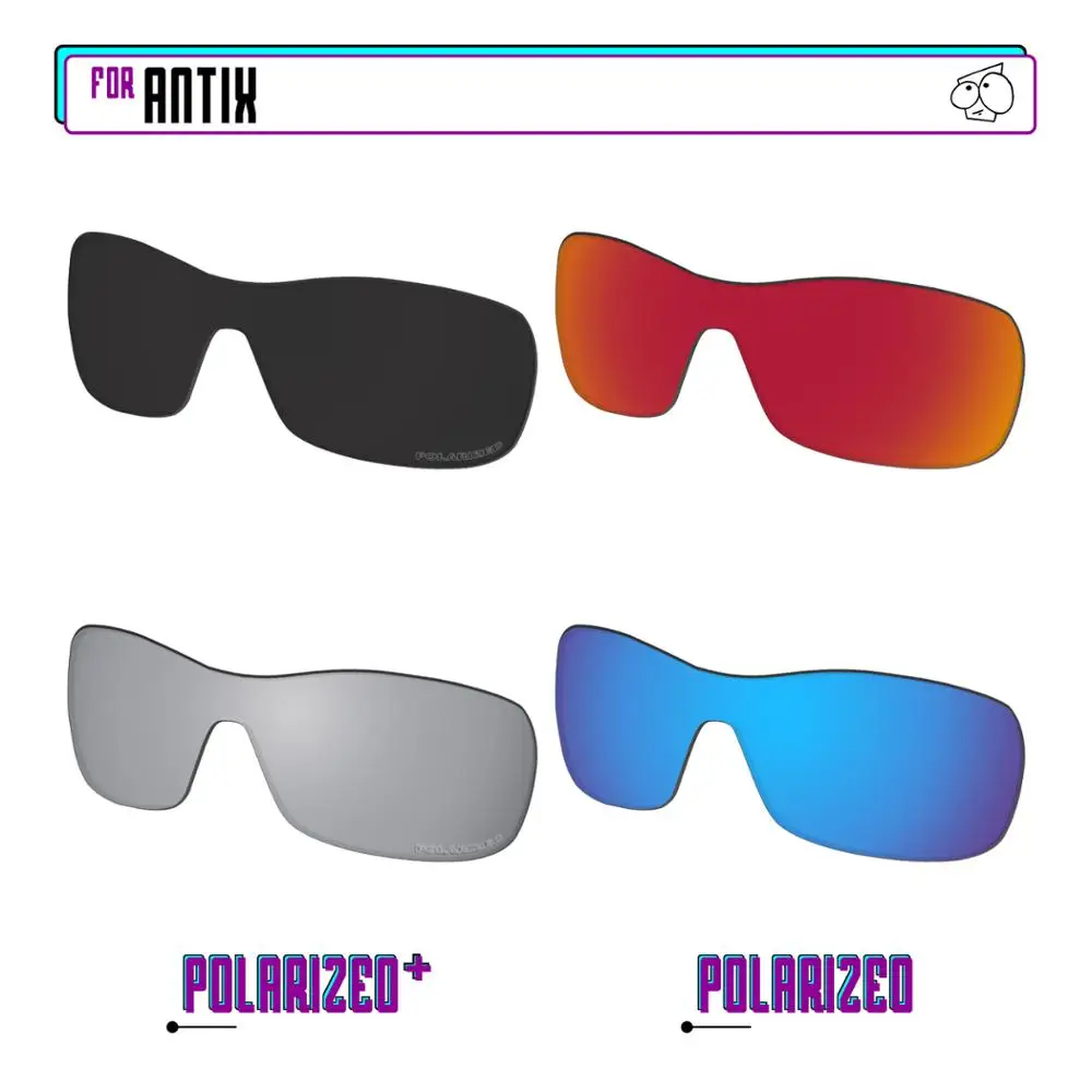 Сменные поляризованные линзы EZReplace для солнцезащитных очков Oakley Antix, черные, серебристые, P Plus, красные, синие
Сменные поляризованные линзы EZReplace для солнцезащитных очков Oakley Antix, черные, серебристые, P Plus, красные, синие