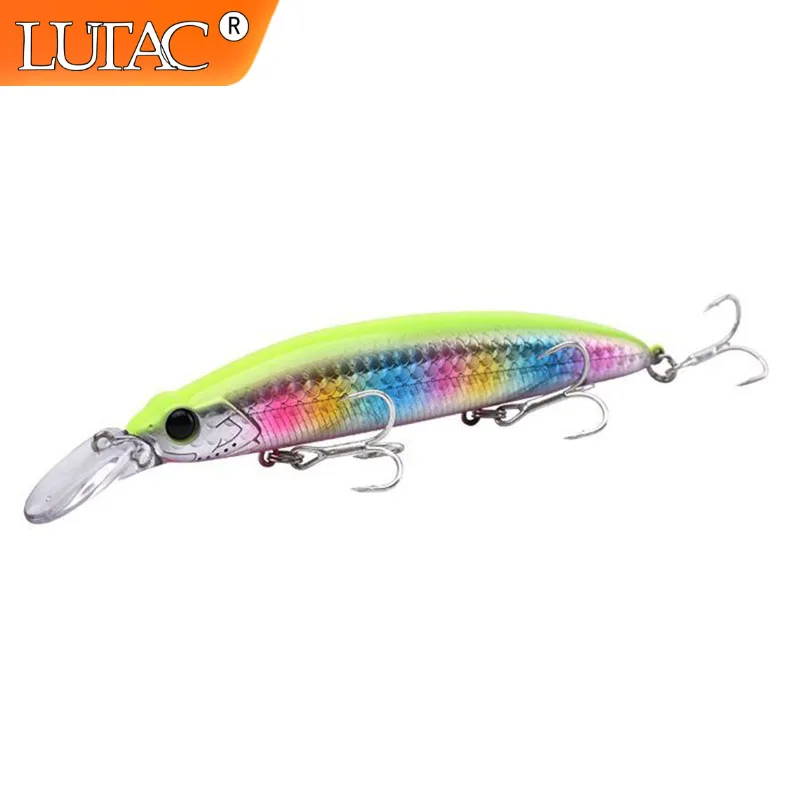 LUTAC Fishing Lures Hard Plastic Artificial Baits Minnow Floating Origin Hook 110mm 21g
LUTAC Fishing Lures Hard Plastic Artificial Baits Minnow Floating Origin Hook 110mm 21g