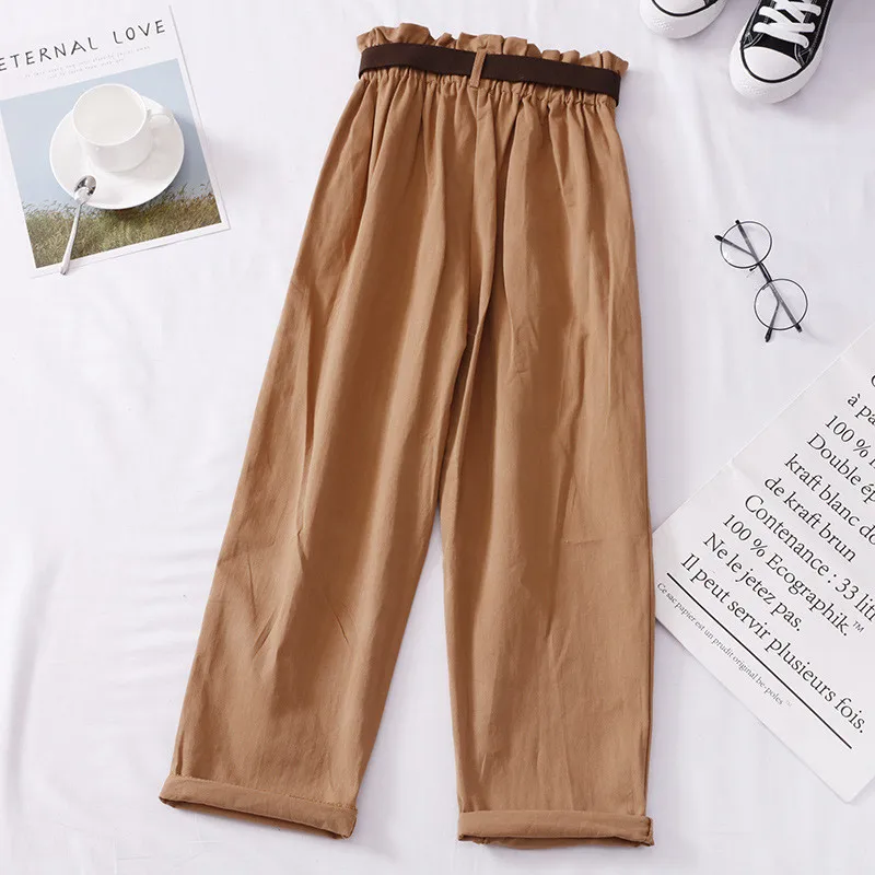2019 New Style Women Fashion Slim Pants Solid Pocket Elastic Waist Loose Wide Leg Leggings Z815
2019 New Style Women Fashion Slim Pants Solid Pocket Elastic Waist Loose Wide Leg Leggings Z815