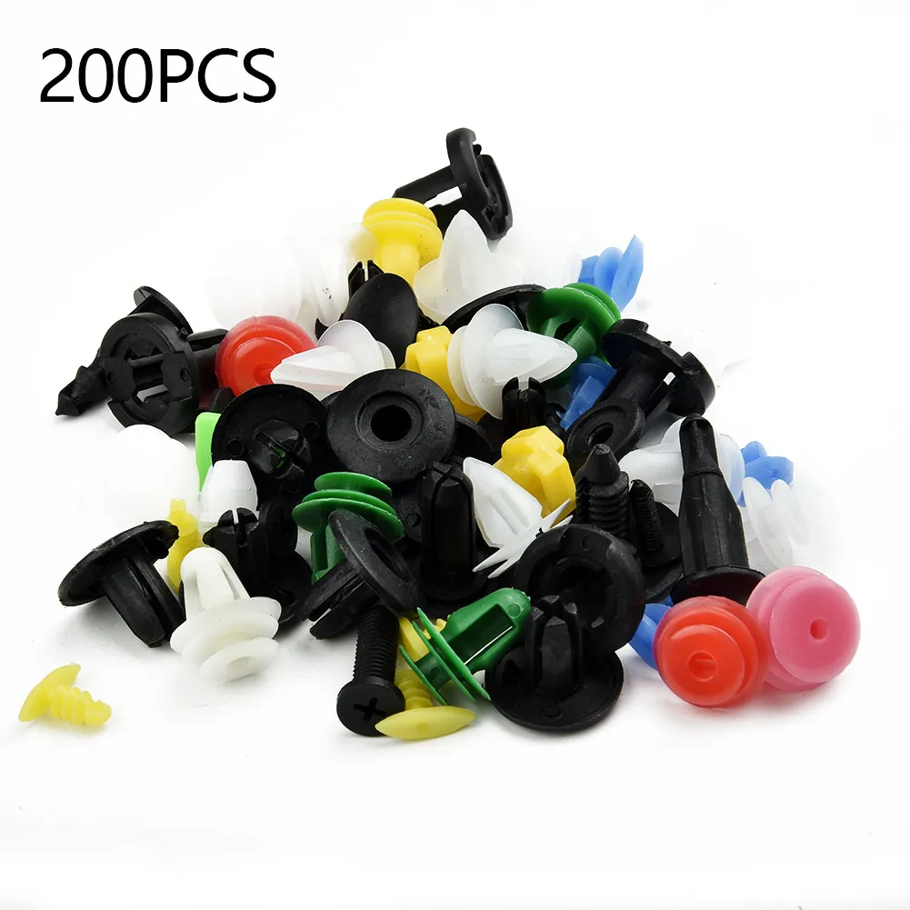 200 Pcs Plastic Car Body Push Pin Rivet Fasteners Trim Moulding Clip Screw Driver Body Pushpin Rivet
200 Pcs Plastic Car Body Push Pin Rivet Fasteners Trim Moulding Clip Screw Driver Body Pushpin Rivet