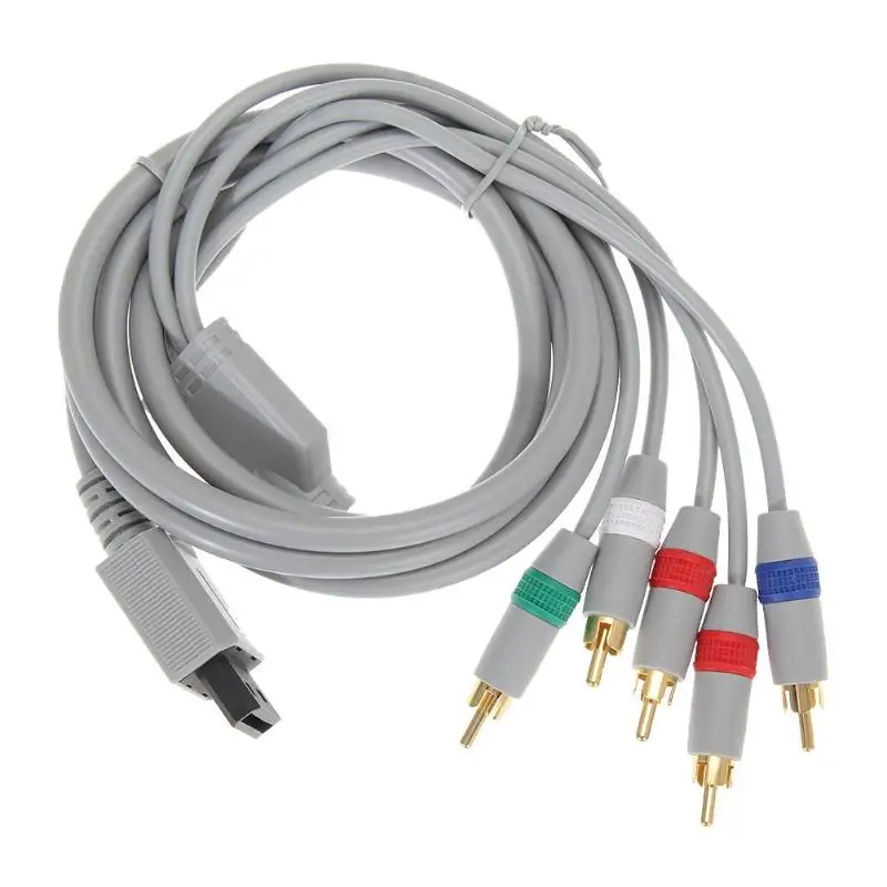 1 8 м 6 футов 1080P Компонентный кабель HDTV Аудио Видео AV 5RCA для nintendo wii Поддержка 1080i/720P