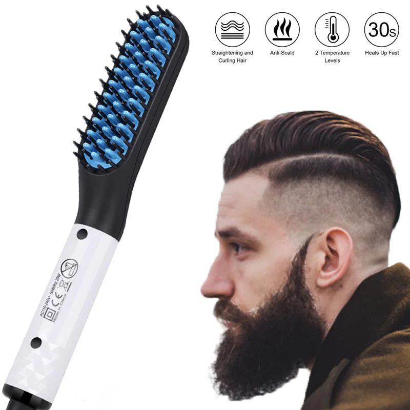 Hair Curler Comb Hair Straightener Fast Heat Hot Comb Hairdryer Brush Men's Beard Brush Professional Beard Comb Curling Iron
Hair Curler Comb Hair Straightener Fast Heat Hot Comb Hairdryer Brush Men's Beard Brush Professional Beard Comb Curling Iron