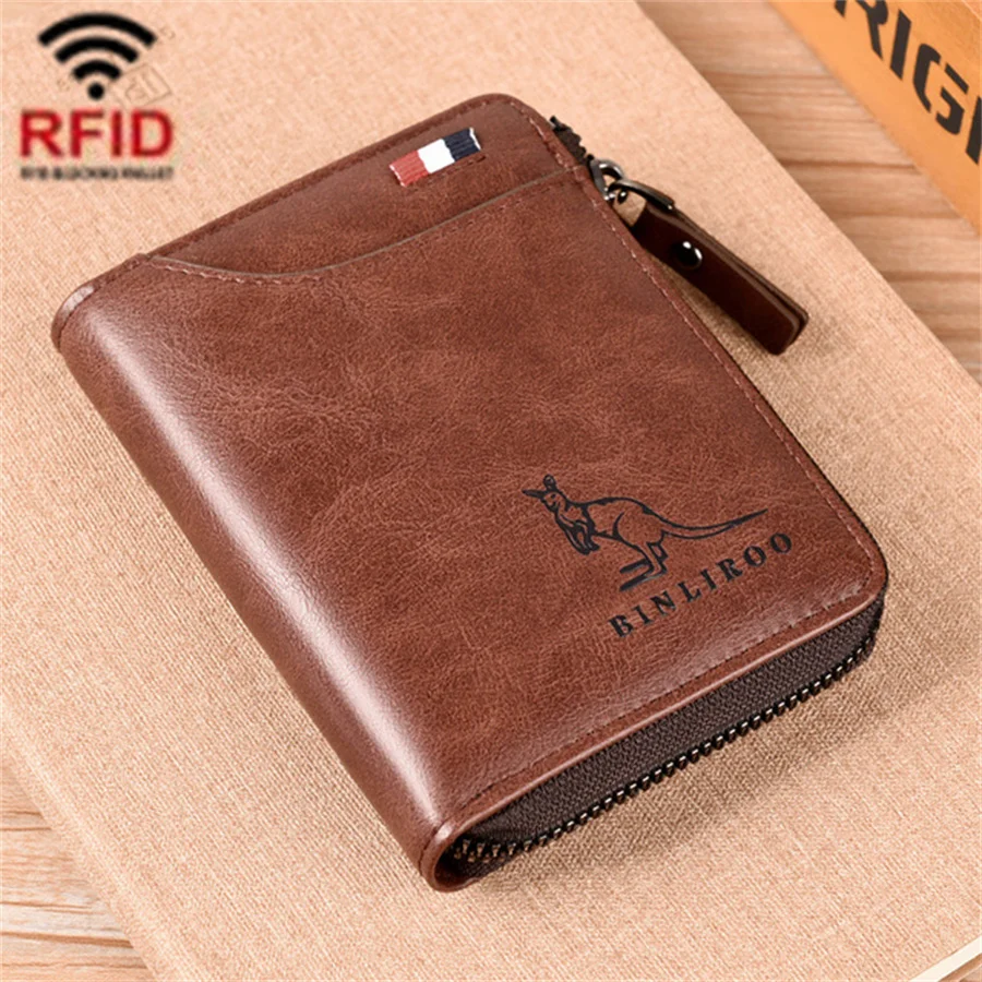 2021 New Leather Wallet Fashion Men Coin Small Cardholder Combination Punk Men's Gift To Friends Purse Brand | Багаж и сумки
