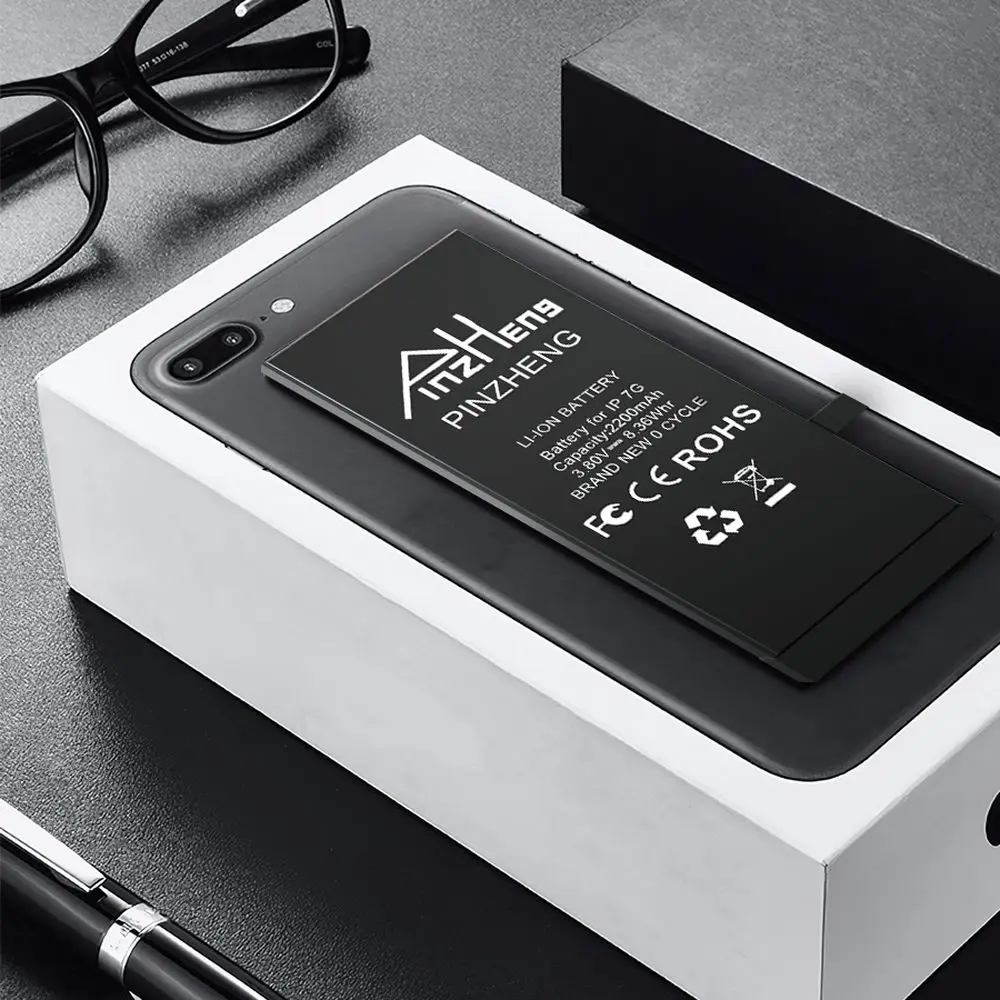 PINZHENG аккумулятор большой емкости для iPhone 7 Plus 8 Замена батареи с бесплатными