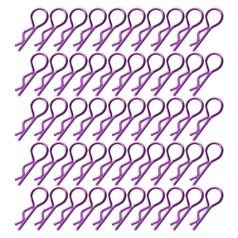 50-Pack RC Body Clips Bent Springy R Pins Black Replacement Parts for 1/10 Scale RC Cars
50-Pack RC Body Clips Bent Springy R Pins Black Replacement Parts for 1/10 Scale RC Cars