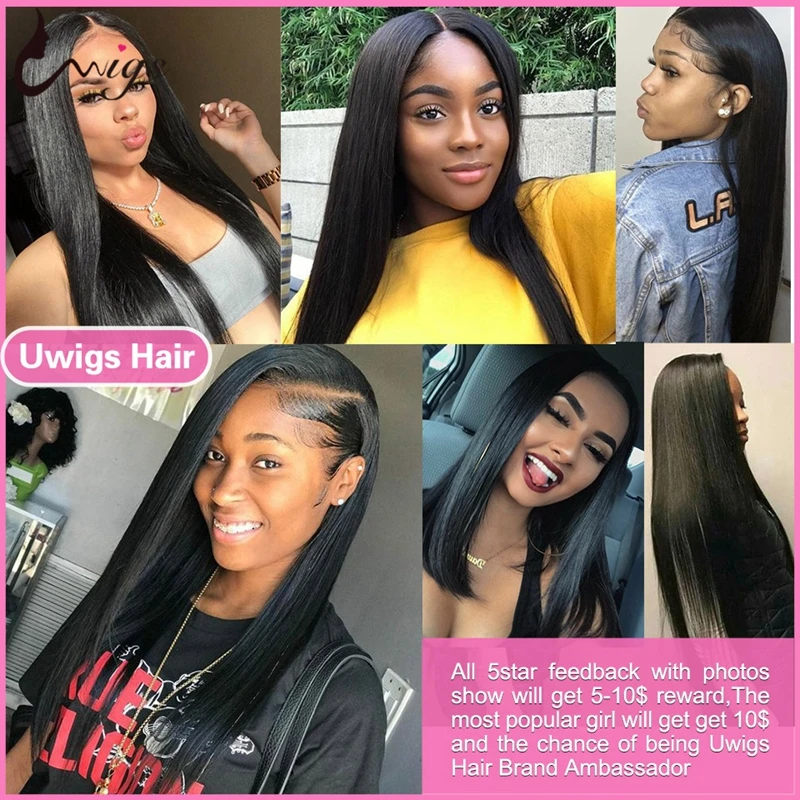 UWIGS Brazilian Straight Hair Bundles 28 30 32 34 40 Inch Virgin Brazilian Hair Weave Bundles 100% Remy Human Hair Extensions
UWIGS Brazilian Straight Hair Bundles 28 30 32 34 40 Inch Virgin Brazilian Hair Weave Bundles 100% Remy Human Hair Extensions