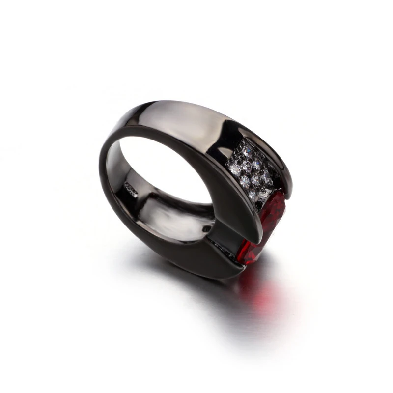 Cool Ruby Men's Black Ring Gothic Accessories Birthday Ring Couple Gift Matching 2021 Trend Wholesale
Cool Ruby Men's Black Ring Gothic Accessories Birthday Ring Couple Gift Matching 2021 Trend Wholesale