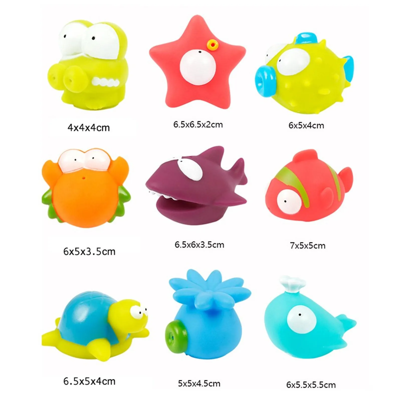 Baby Bathing Toy set Vinyl Animal Dolls Cute Marine Animal Toys Baby Bath And Water Toy Set Cartoon Animal Floating Bath Toy
Baby Bathing Toy set Vinyl Animal Dolls Cute Marine Animal Toys Baby Bath And Water Toy Set Cartoon Animal Floating Bath Toy