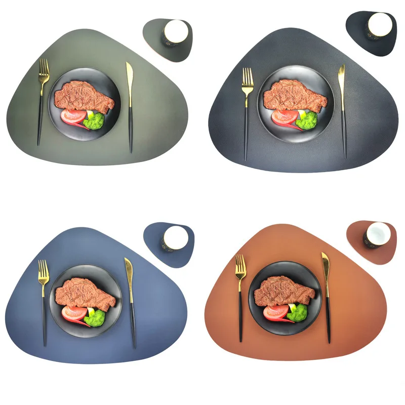 Placemat Table Mat Tableware Pad PU Leather Waterproof Heat Insulation Non-Slip Soft Black Brown Washable Bowl Coaster
Placemat Table Mat Tableware Pad PU Leather Waterproof Heat Insulation Non-Slip Soft Black Brown Washable Bowl Coaster