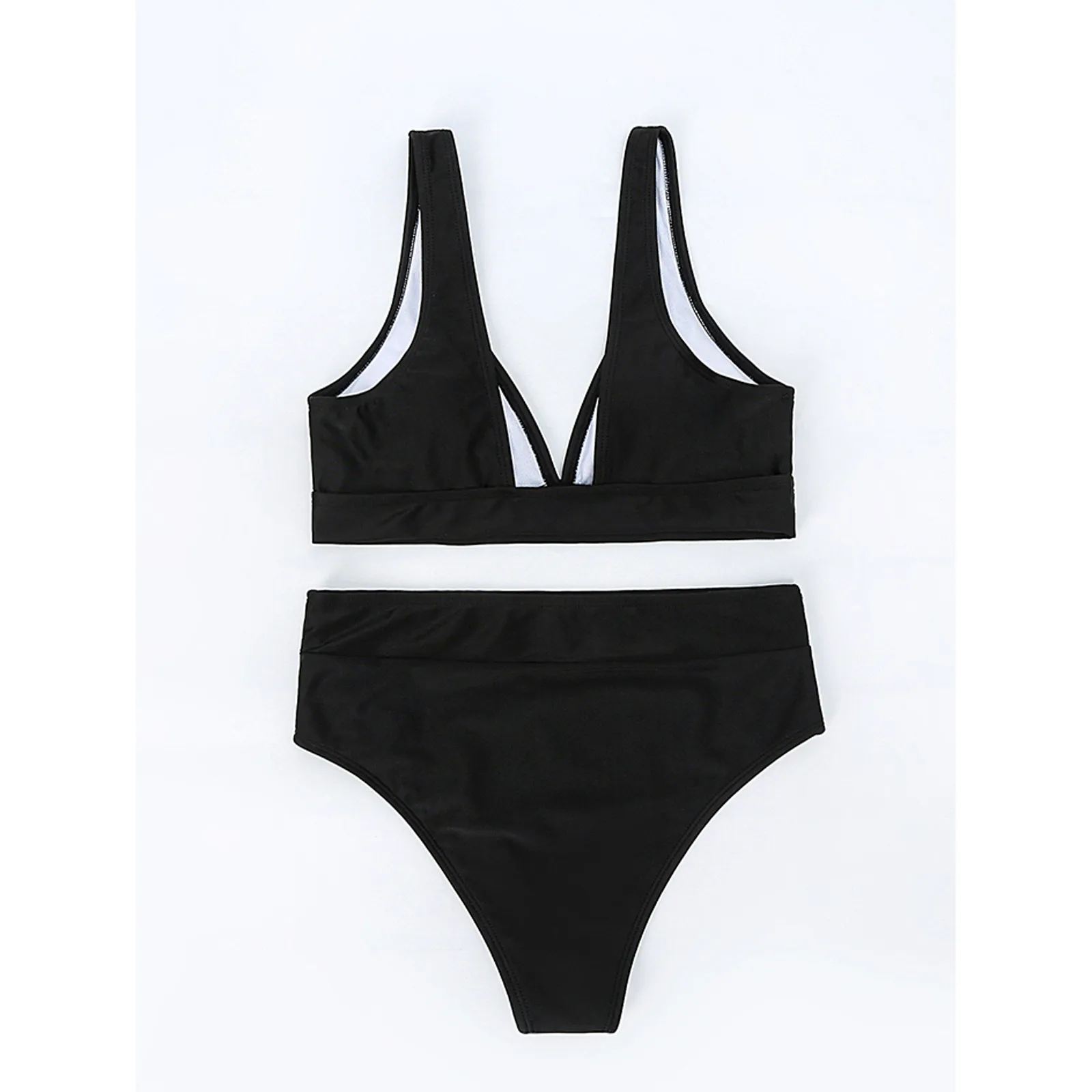 2021 Sexy Bikini Swimwear Swimsuit Women Solid Bathing Suit Black Neno Bikini Set With Pad Female High Waist Beachwear Biquin
2021 Sexy Bikini Swimwear Swimsuit Women Solid Bathing Suit Black Neno Bikini Set With Pad Female High Waist Beachwear Biquin