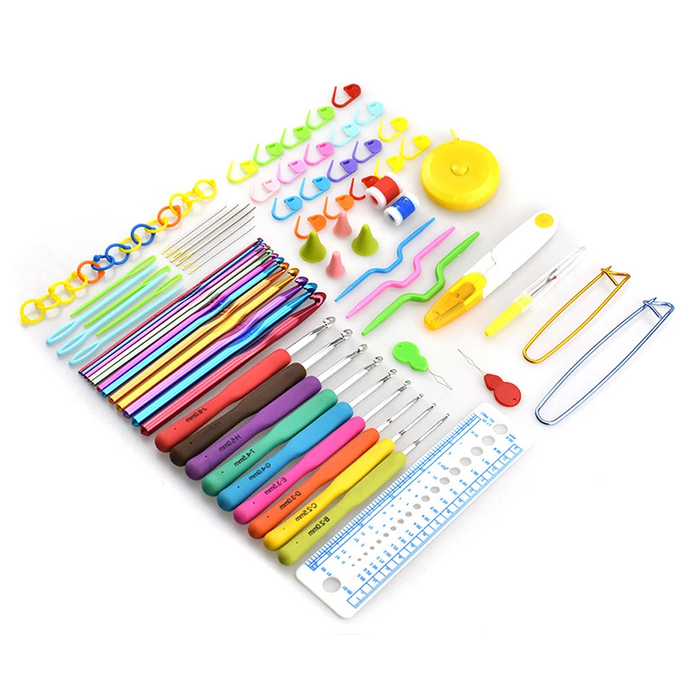 DIY Crochet Hooks Needles Stitches Knitting Craft Case Crochet Set DIY Needle Arts Craft Scissors Stitch Markers Sewing Tools
DIY Crochet Hooks Needles Stitches Knitting Craft Case Crochet Set DIY Needle Arts Craft Scissors Stitch Markers Sewing Tools