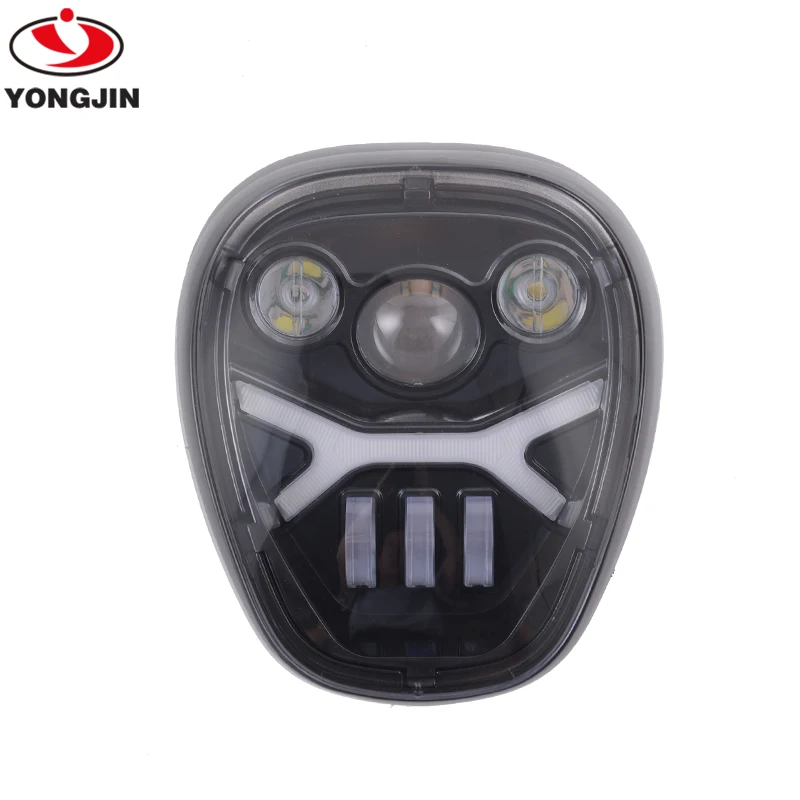 Motorcycle LED Headlight Assembly with Angel Eye For b-everly 300 ABS/b-everly 350
Motorcycle LED Headlight Assembly with Angel Eye For b-everly 300 ABS/b-everly 350
