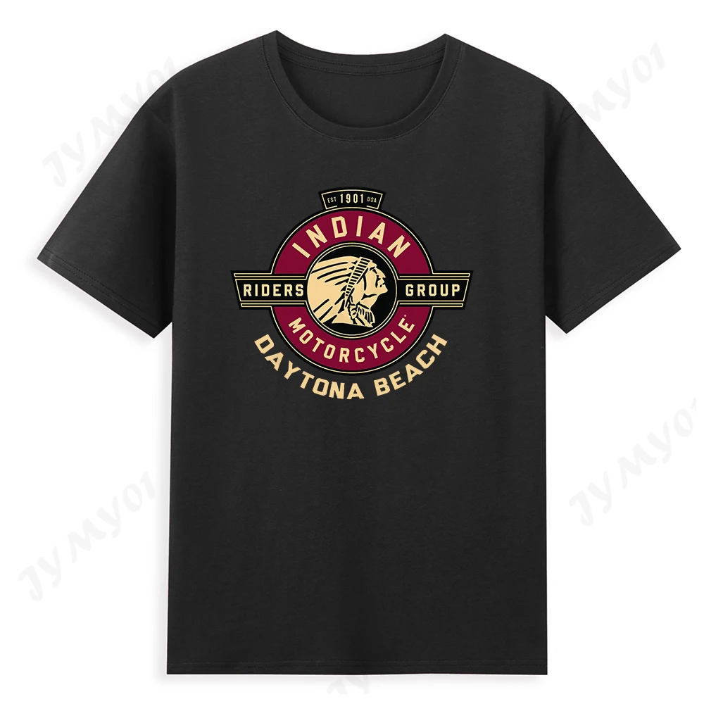 Fashion Top Indianer Motorcycle Man T Shirt Black High-quality Pure Cotton Four Seasons Brand T-shirt
Fashion Top Indianer Motorcycle Man T Shirt Black High-quality Pure Cotton Four Seasons Brand T-shirt