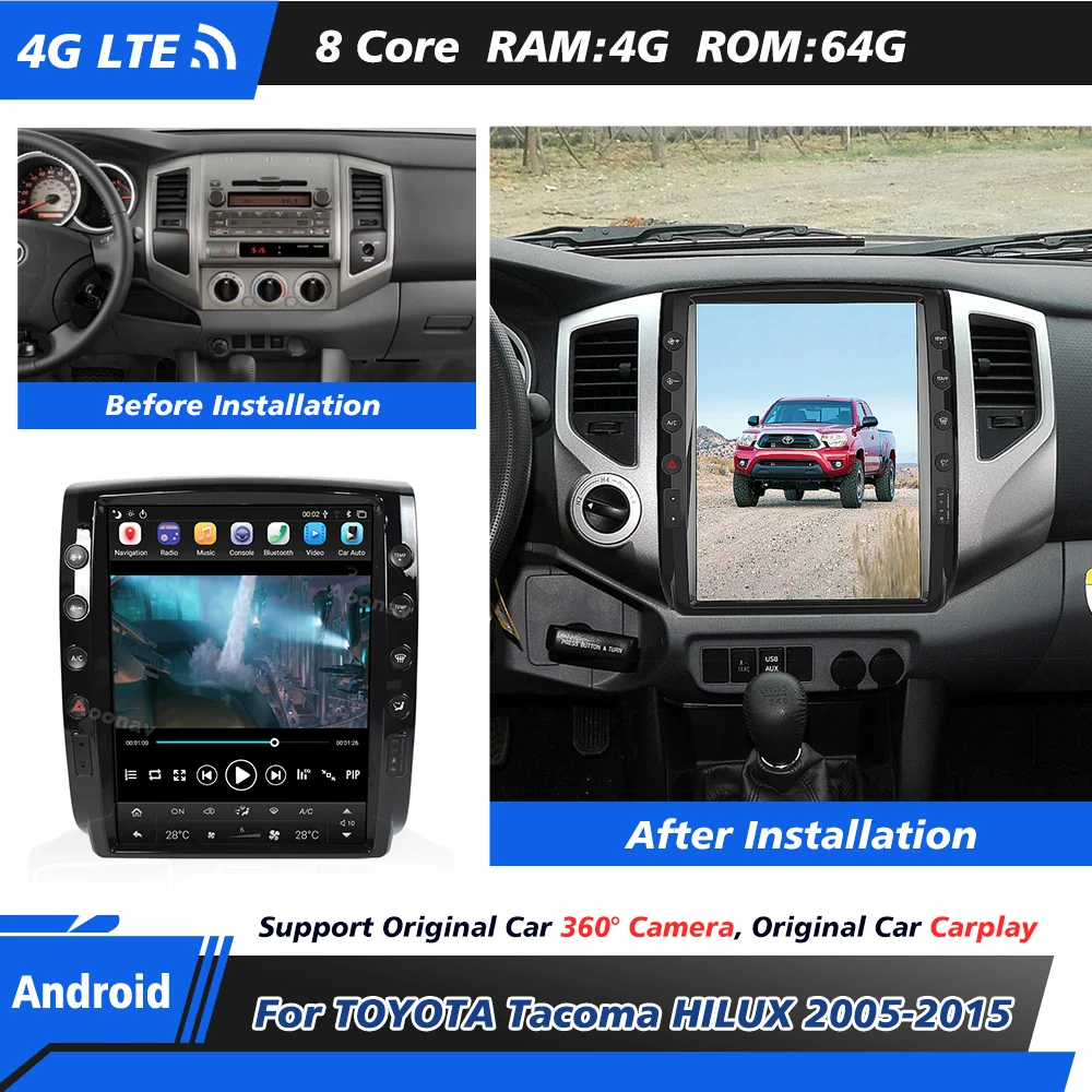 2Din ANDROID GPS-навигация с сенсорным экраном автомобильное радио для TOYOTA Tacoma HILUX 2005-2015 стерео Мультимедийный Плеер
2Din ANDROID GPS-навигация с сенсорным экраном автомобильное радио для TOYOTA Tacoma HILUX 2005-2015 стерео Мультимедийный Плеер