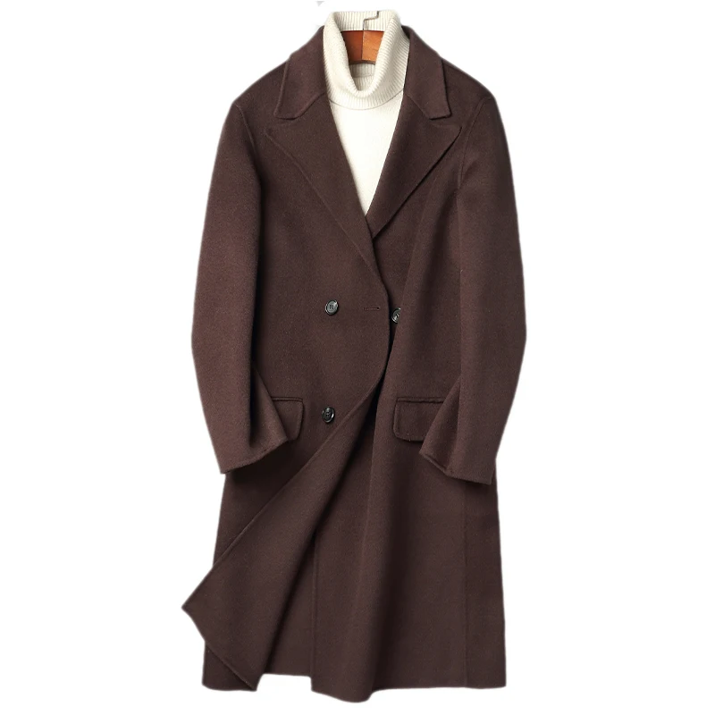 2020 New 100% Wool Coat Men Double Breasted Long Jacket Korean Overcoat Mens Jackets and Coats B19N007090A KJ4277
2020 New 100% Wool Coat Men Double Breasted Long Jacket Korean Overcoat Mens Jackets and Coats B19N007090A KJ4277