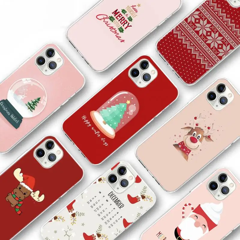 New Year Gifts Christmas deer Phone Case Transparent for iPhone Samsung S 11 12 6 7 8 9 10 20 Pro X XS Max XR Plus lite
New Year Gifts Christmas deer Phone Case Transparent for iPhone Samsung S 11 12 6 7 8 9 10 20 Pro X XS Max XR Plus lite