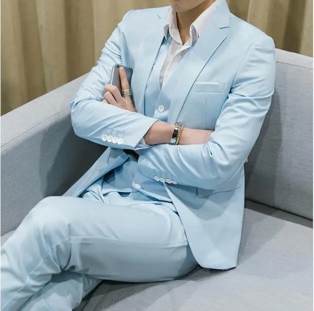 Jacket+Pant+Vest 2019 New Arrival Slim Fit Men's Pure Color Suit Fashion Leisure Wedding Suits For Men Costume Homme Tuxedo
Jacket+Pant+Vest 2019 New Arrival Slim Fit Men's Pure Color Suit Fashion Leisure Wedding Suits For Men Costume Homme Tuxedo